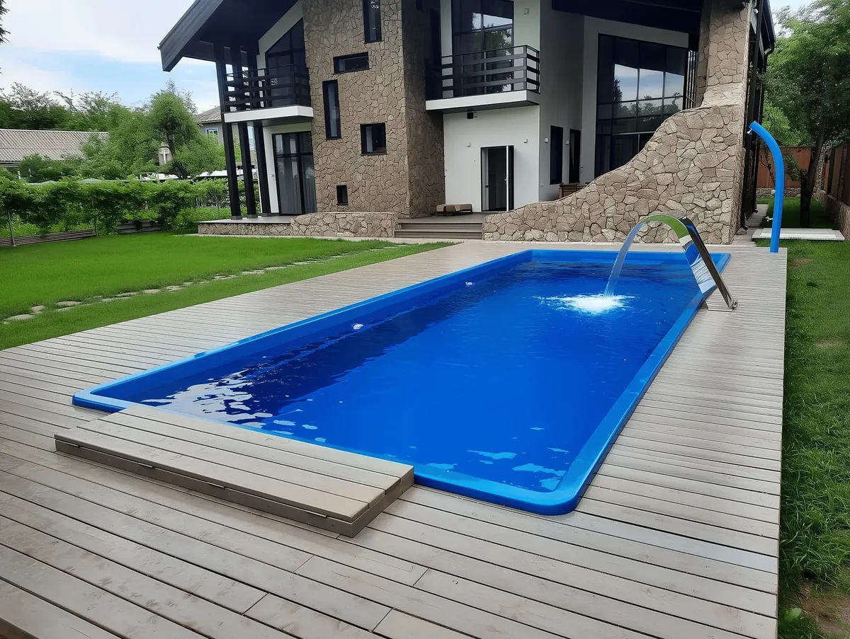 Композитный бассейн Laguna 9 — вид сверху в Сергиевом Посаде